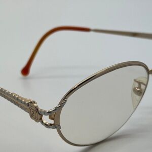 RARE Vintage Fendi Gold Palladium Plated Eyeglass Frames